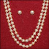 Two line Peach Pearl Set SBJ-5 - Click here to View more details about this Product